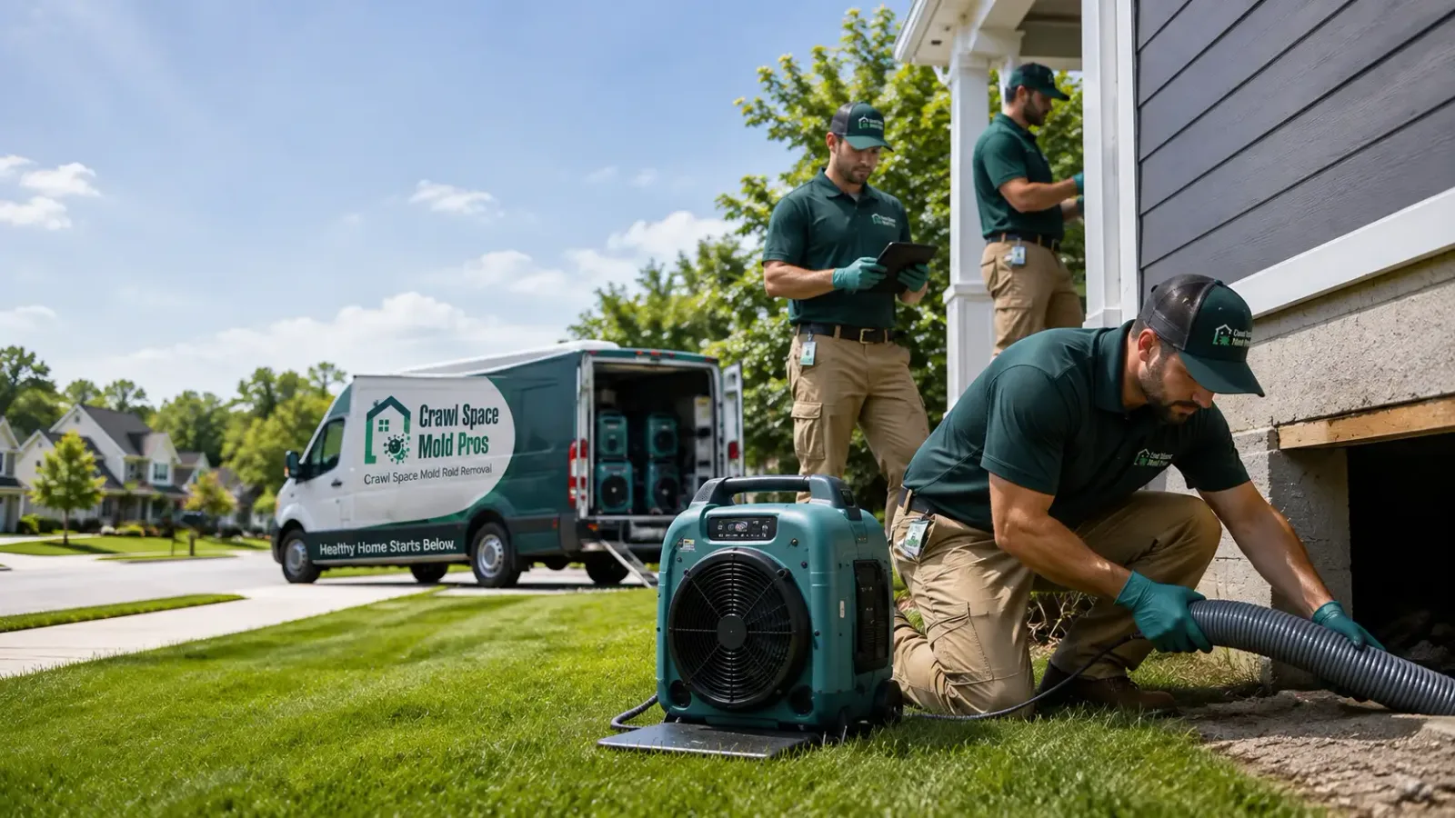 Crawl Space Mold Removal in Andrew, IA